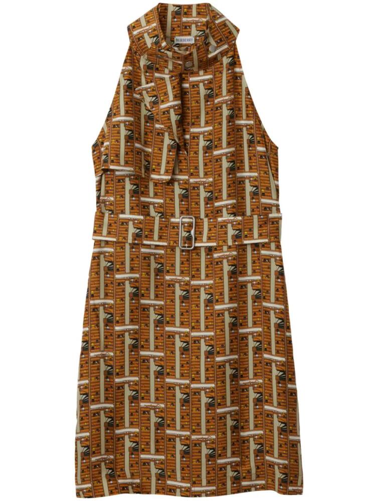 Burberry Bus silk dress - Brown Cover