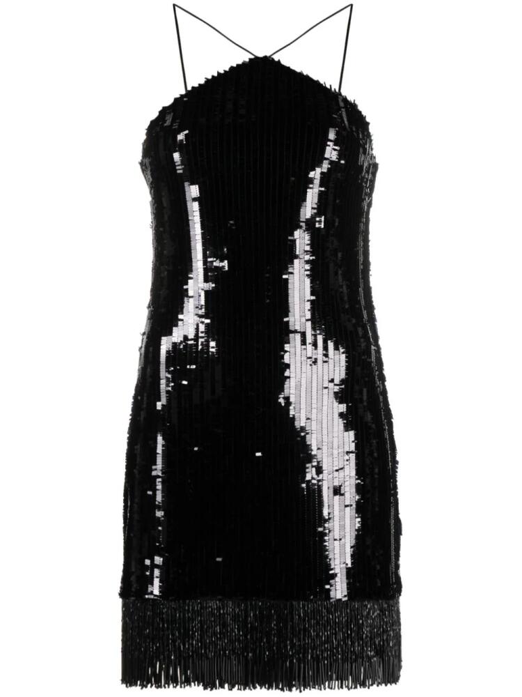 Taller Marmo Pat sequinned mini dress - Black Cover