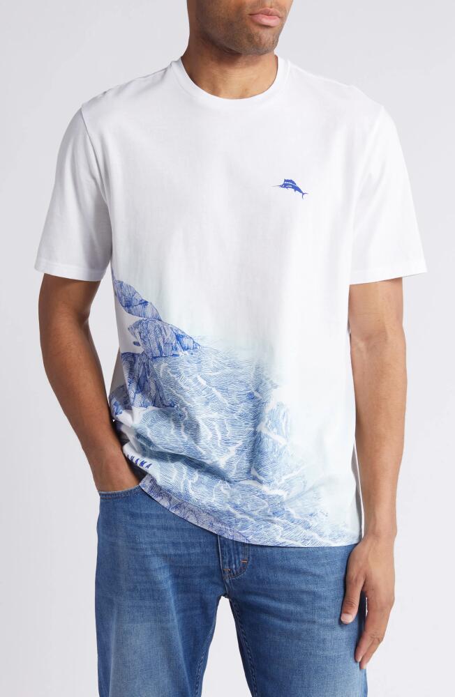 Tommy Bahama Coastal Hideaway Graphic T-Shirt in White Cover