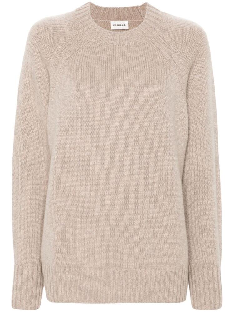 P.A.R.O.S.H. cashmere jumper - Brown Cover