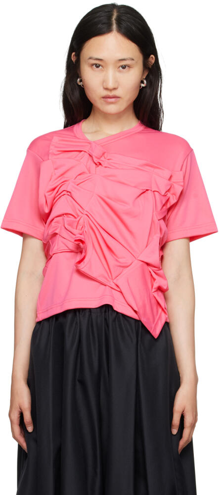 Comme des Garçons Pink Ruffle T-Shirt Cover