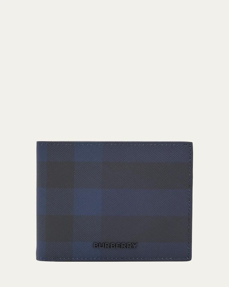 Burberry Men's Check Billfold Wallet Cover