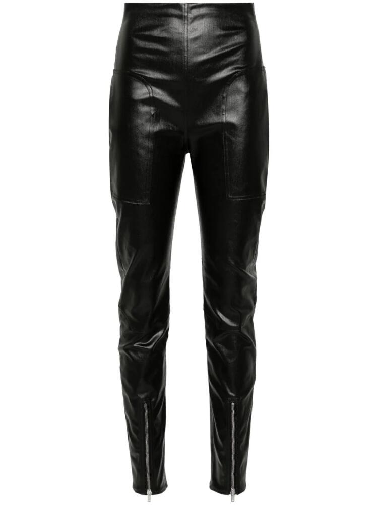 Rick Owens Dirst high-waist leggings - Black Cover