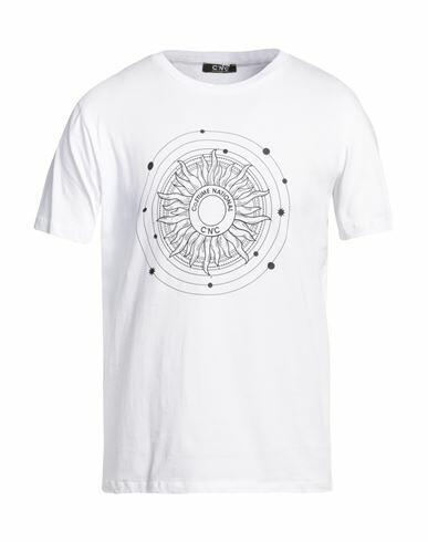 C'n'c' Costume National Man T-shirt White Cotton Cover