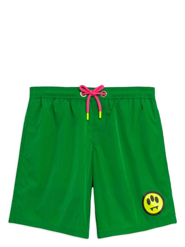 BARROW logo-print swim shorts - Green Cover