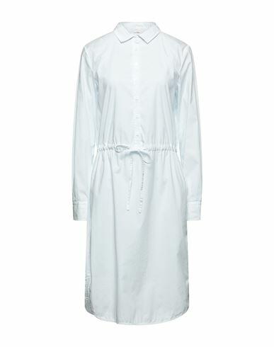 Her Shirt Her Dress Woman Midi dress Sky blue Cotton, Elastane Cover