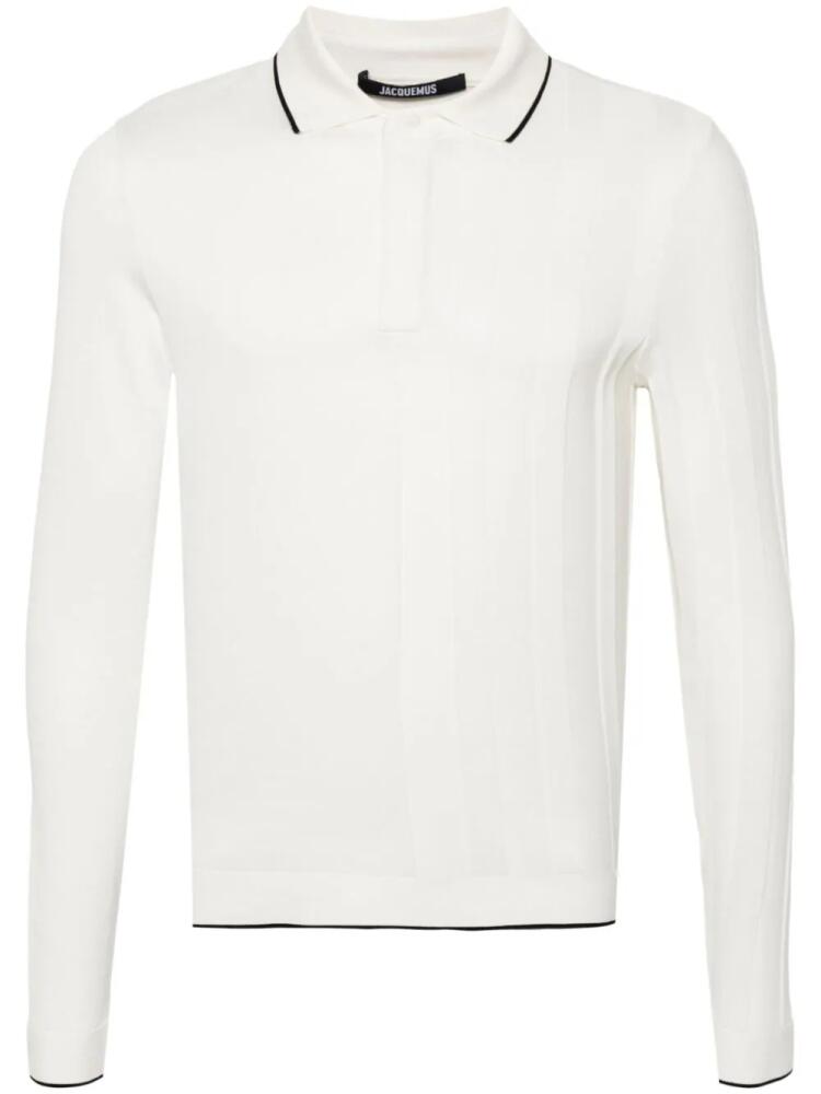 Jacquemus Le Polo Tricot polo shirt - White Cover