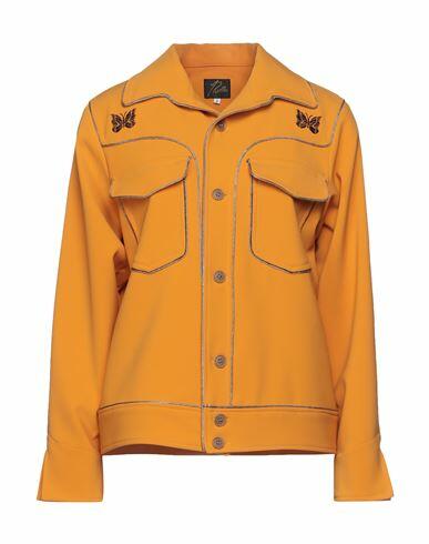 Needles Woman Blazer Ocher Polyester, Polyurethane Cover