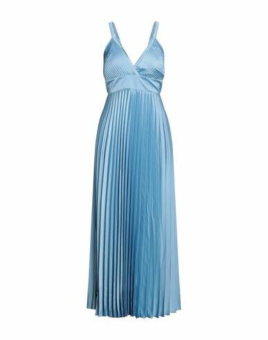 Kaos Jeans Woman Maxi dress Sky blue Polyester Cover