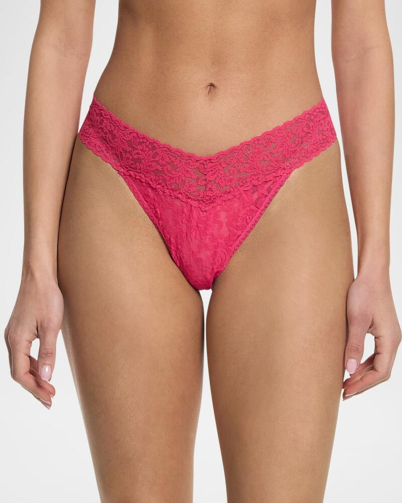 Hanky Panky Stretch Lace Traditional-Rise Thong Cover