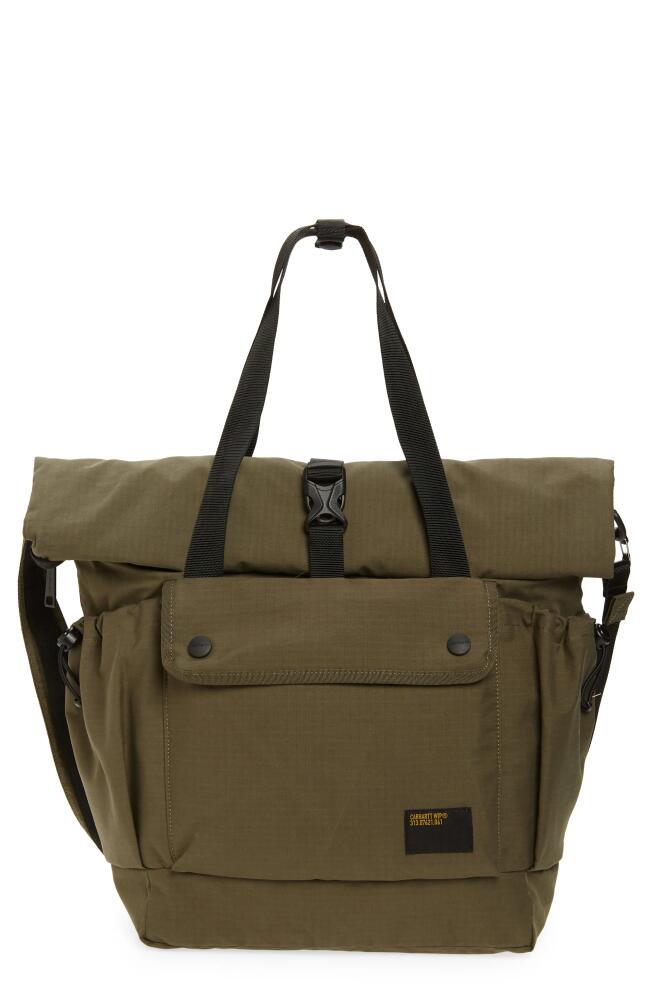 Carhartt Work In Progress Haste Roll Top Canvas Tote in Plant Cover