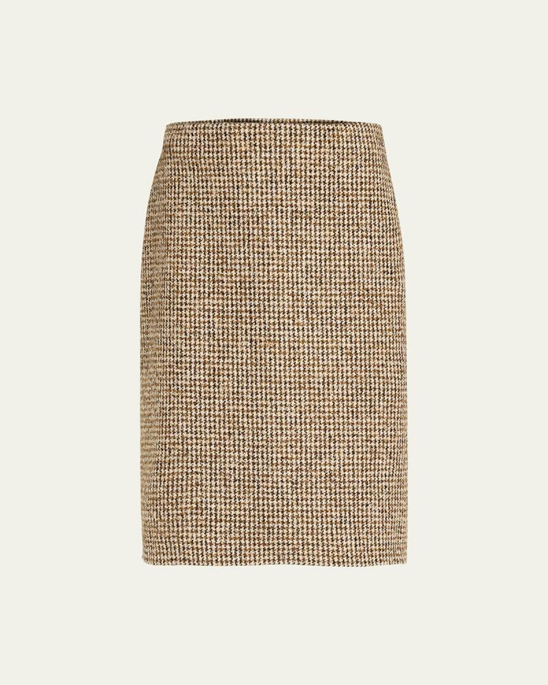 A.L.C. Cara Straight Houndstooth Skirt Cover