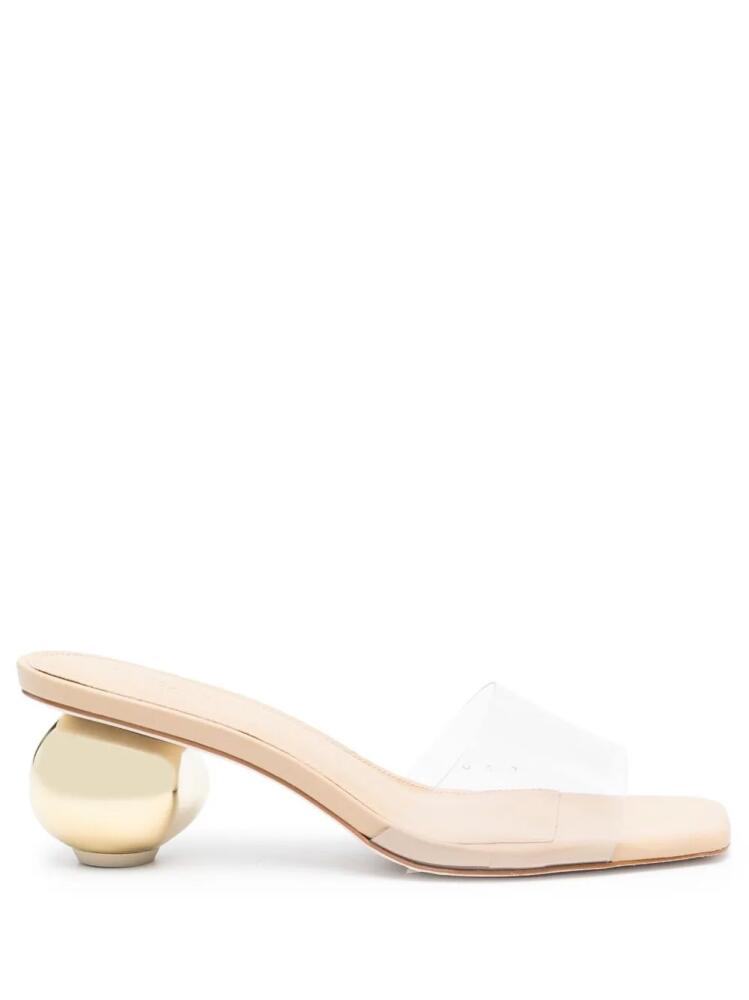 Cult Gaia Tyra open-toe mules - Neutrals Cover