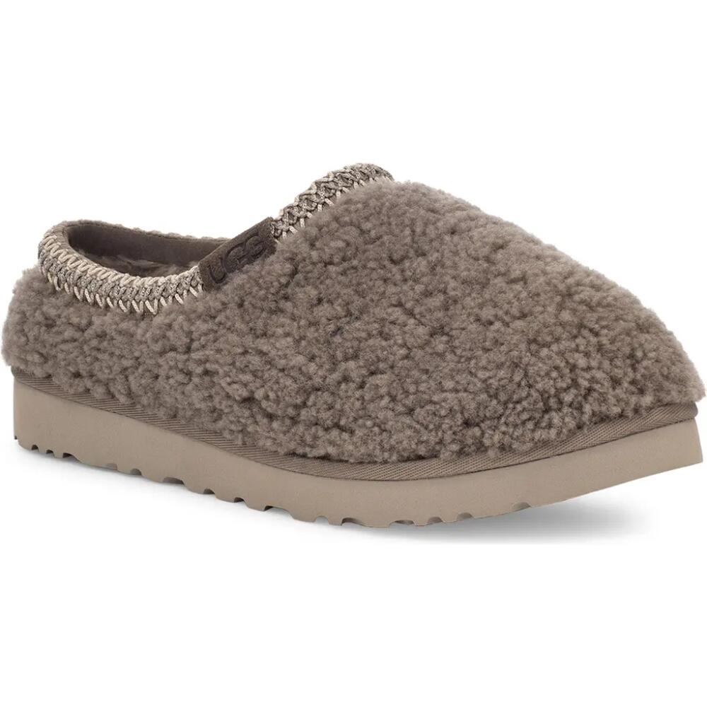 UGG(r) Tasman Maxi Curly Genuine Shearling Slipper in Smoke Plume Cover