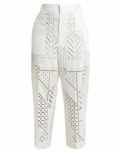 Just Cavalli Woman Pants White Cotton, Polyester Cover