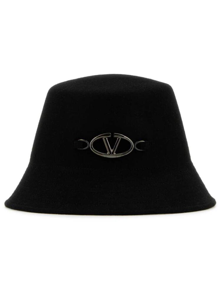 Valentino Garavani logo bucket hat - Black Cover