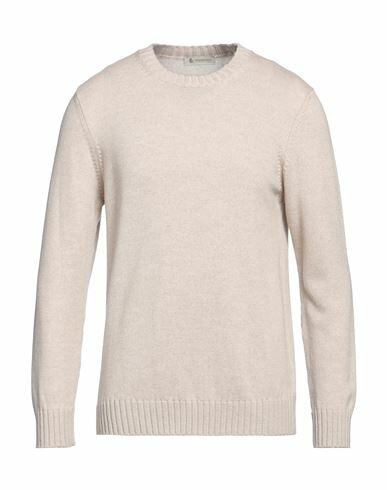 Piacenza Cashmere 1733 Man Sweater Beige Virgin Wool Cover