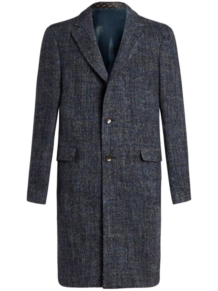 ETRO single-breasted coat - Blue Cover