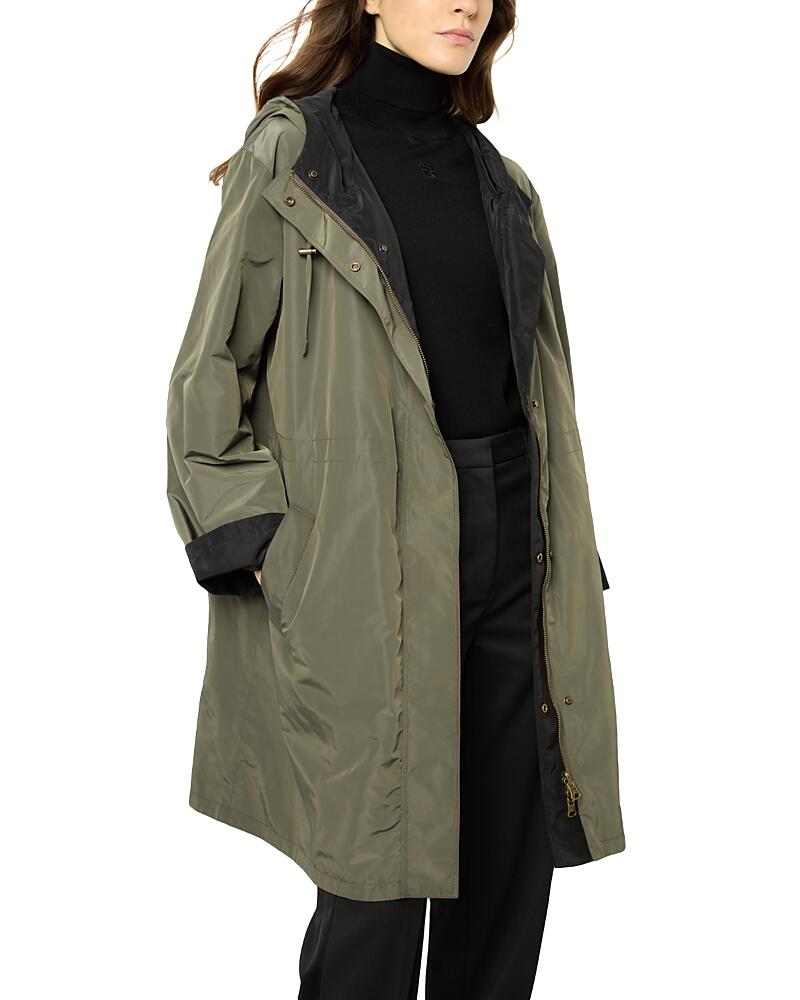 Gerard Darel Talia Reversible Hooded Coat Cover