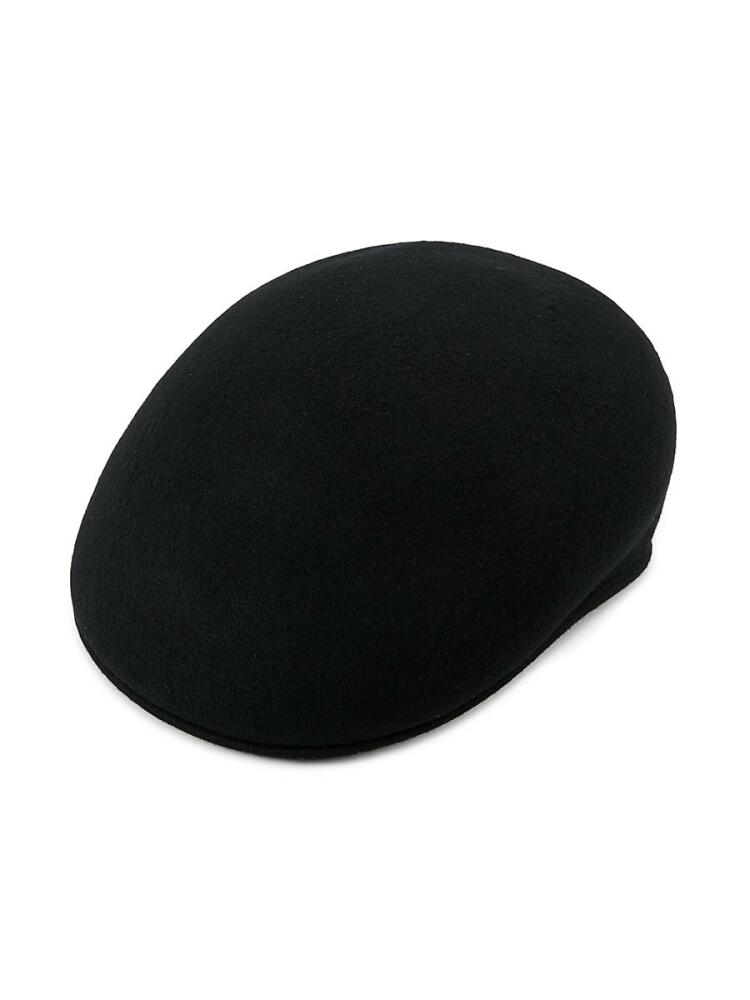 Saks Fifth Avenue Made in Italy Men's Wool Ivy Cap - Black Cover