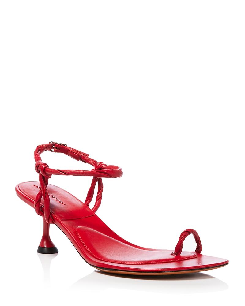 Proenza Schouler Women's Tee Ankle Strap Toe Ring High Heel Sandals Cover