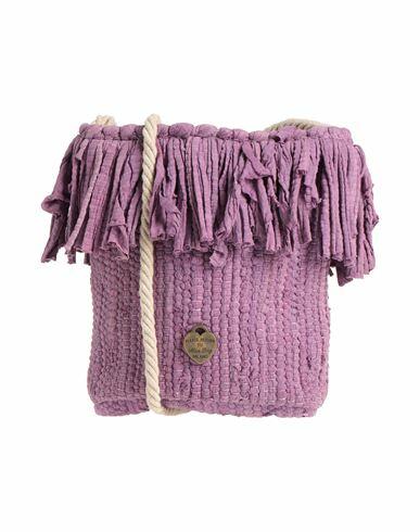 Mia Bag Woman Cross-body bag Light purple Cotton Cover