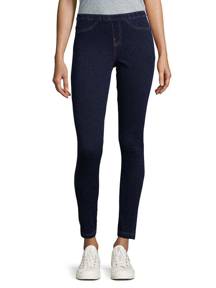 Hue Women's Denim Leggings - Dark Denim Cover