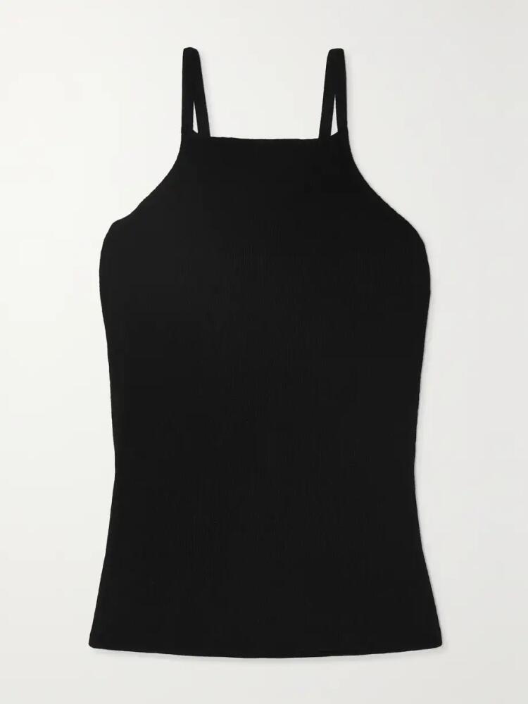 The Row - Ladas Ribbed-knit Tank - Black Cover