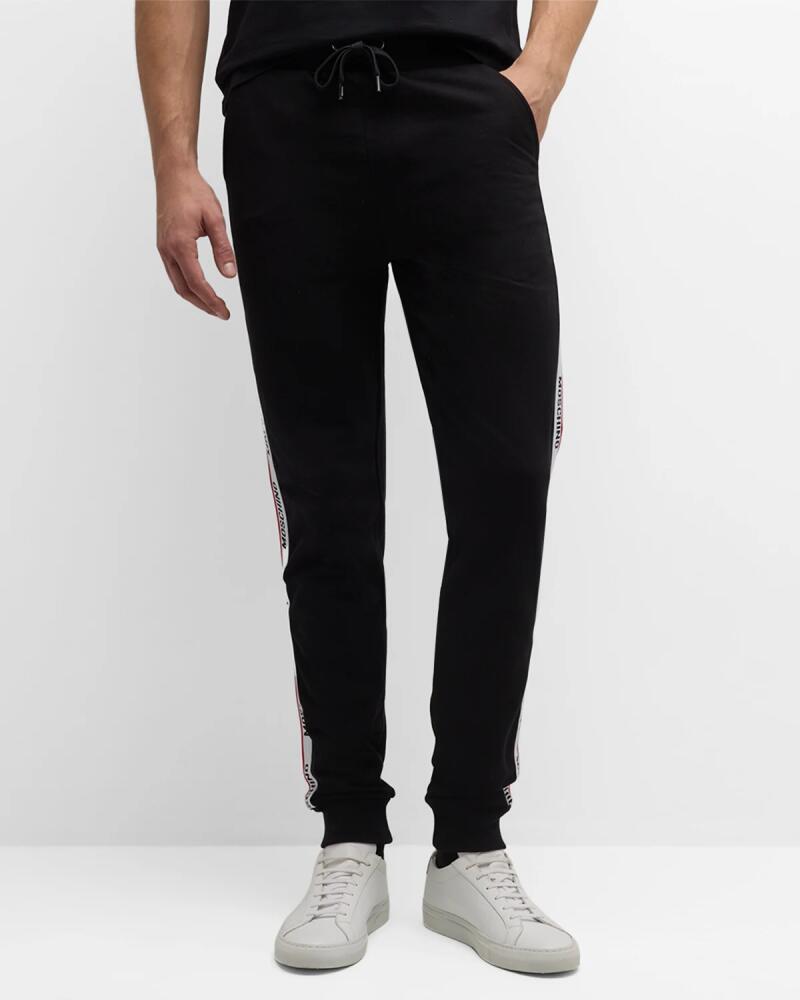 Moschino Men's Logo-Tape Sweatpants Cover