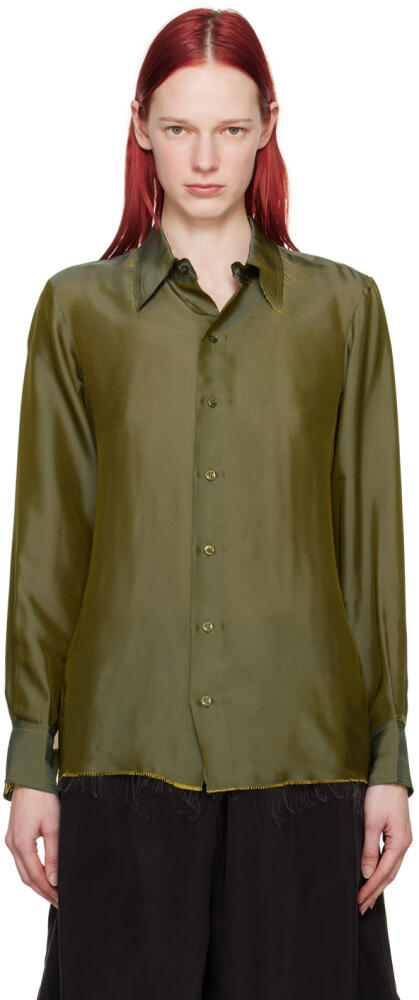 Gabriela Coll Garments Khaki No.197 Shirt Cover