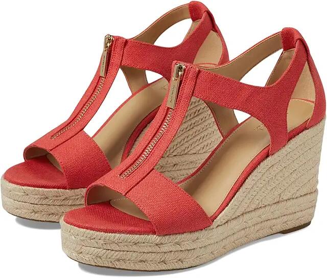 MICHAEL Michael Kors Berkley Mid Wedge (Spiced Coral) Women's Shoes Cover