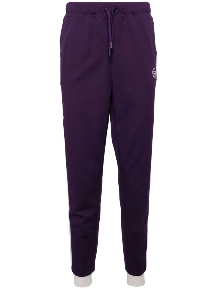 Sergio Tacchini tape detail track pants - Purple Cover