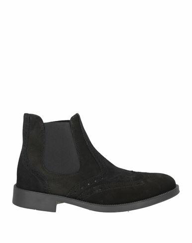 Angelo Pallotta Man Ankle boots Black Soft Leather Cover