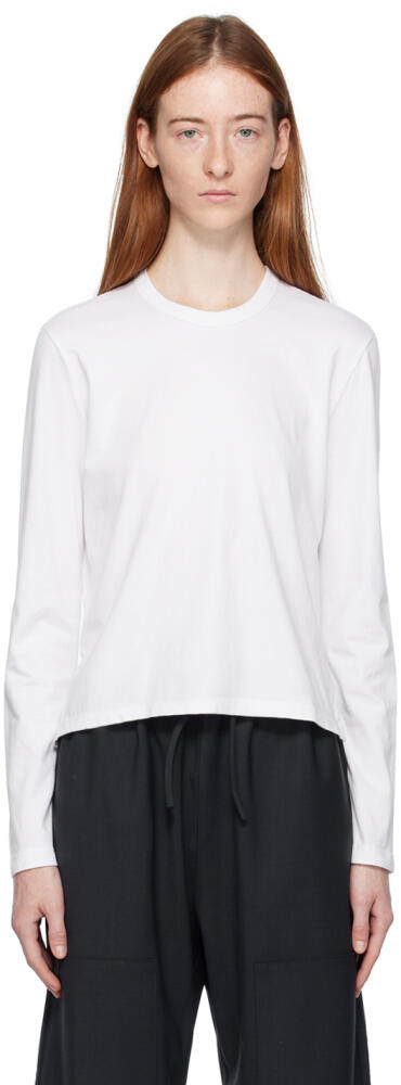 LESET White Maya Long Sleeve T-Shirt Cover