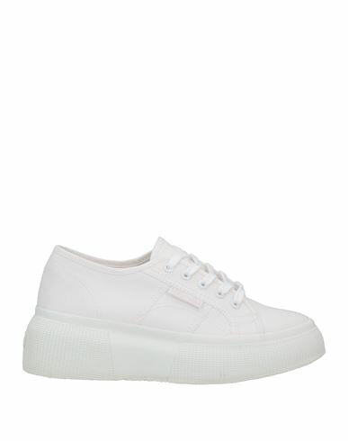 Superga Woman Sneakers White Textile fibers Cover