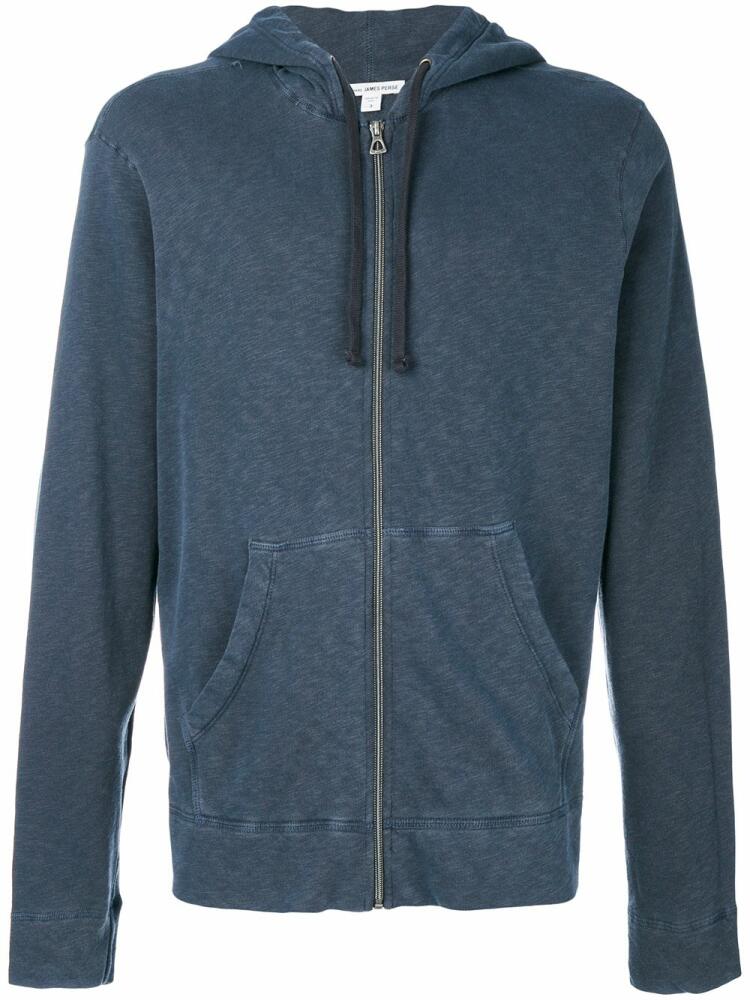 James Perse jersey zip hoodie - Blue Cover