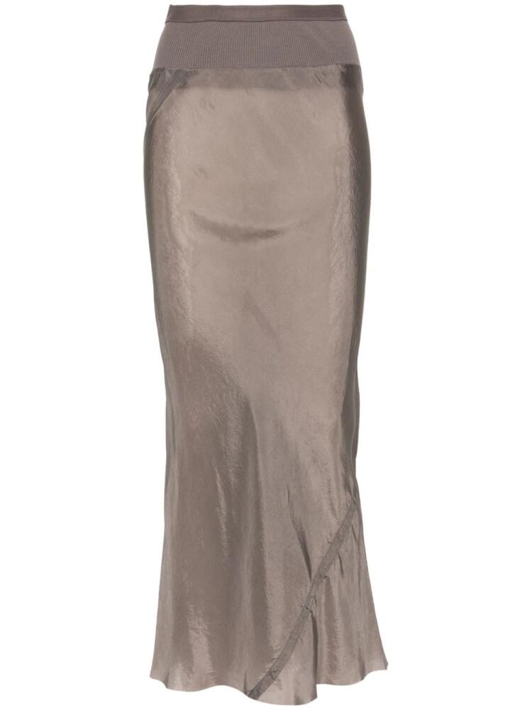 Rick Owens Calf Bias midi skirt - Grey Cover