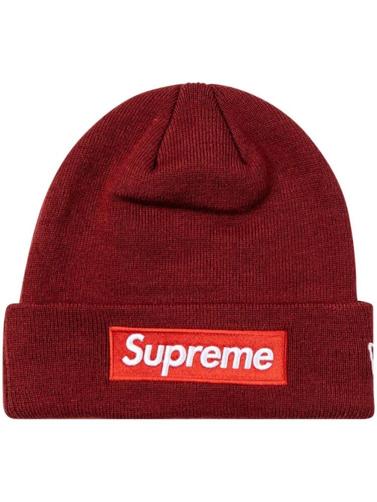 Supreme x New Era Box Logo beanie - Red Cover