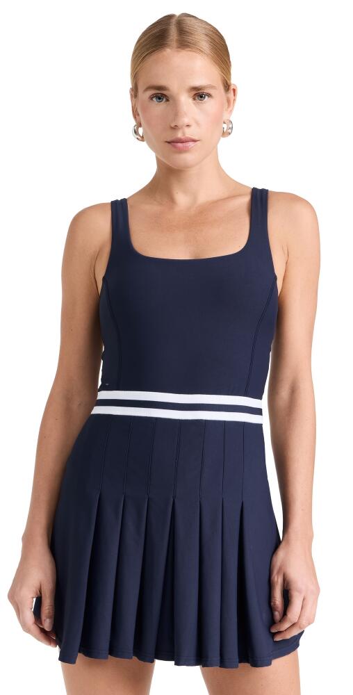 The Upside Peached Lucette Dress Navy Cover