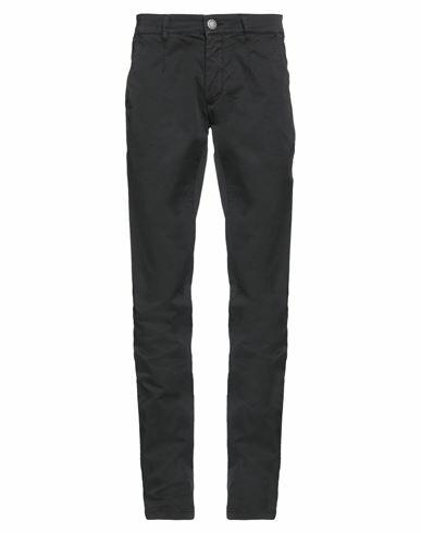 Alessandro Dell'acqua Man Pants Black Cotton, Elastane Cover