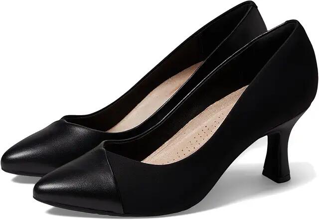 Clarks Kataleyna Rose (Black Leather) High Heels Cover