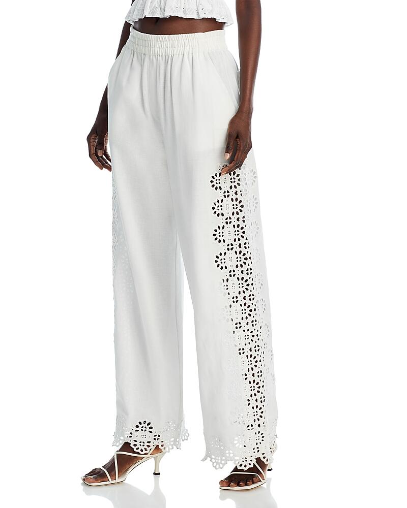 Sea Edith Embroidered Eyelet Pants Cover