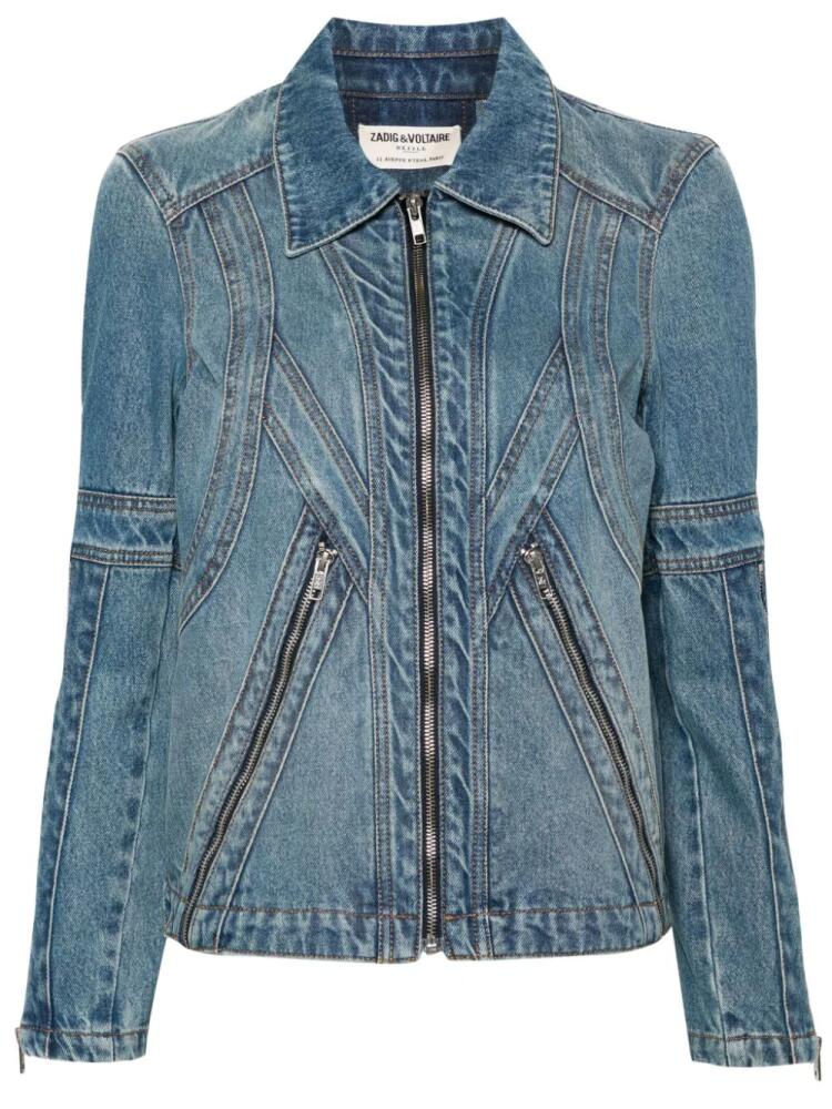 Zadig&Voltaire Bons denim jacket - Blue Cover