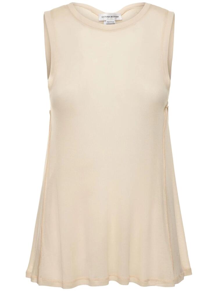 VICTORIA BECKHAM Lightweight Jersey Tank Top Cover