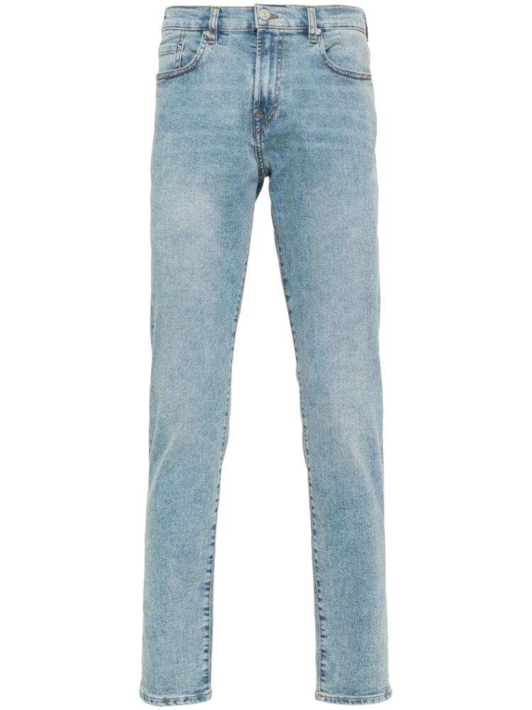 PS Paul Smith mid-rise tapered-leg jeans - Blue Cover