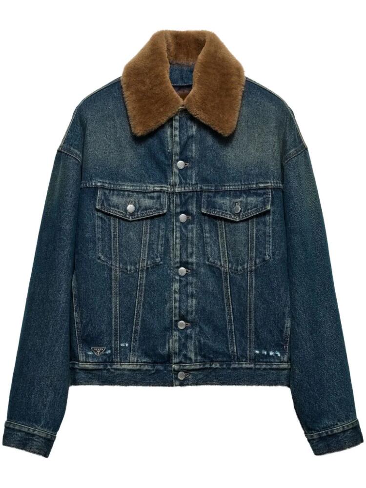 Prada padded denim jacket - Blue Cover