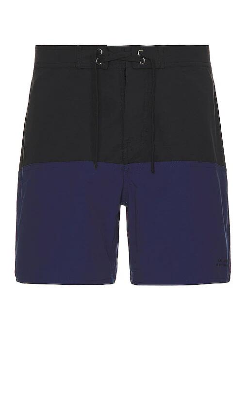 SATURDAYS NYC Ennis Boardshort in Blue Cover