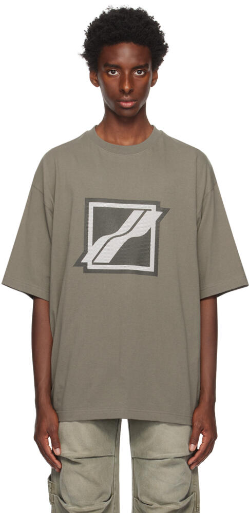 We11done Khaki Bonded T-Shirt Cover