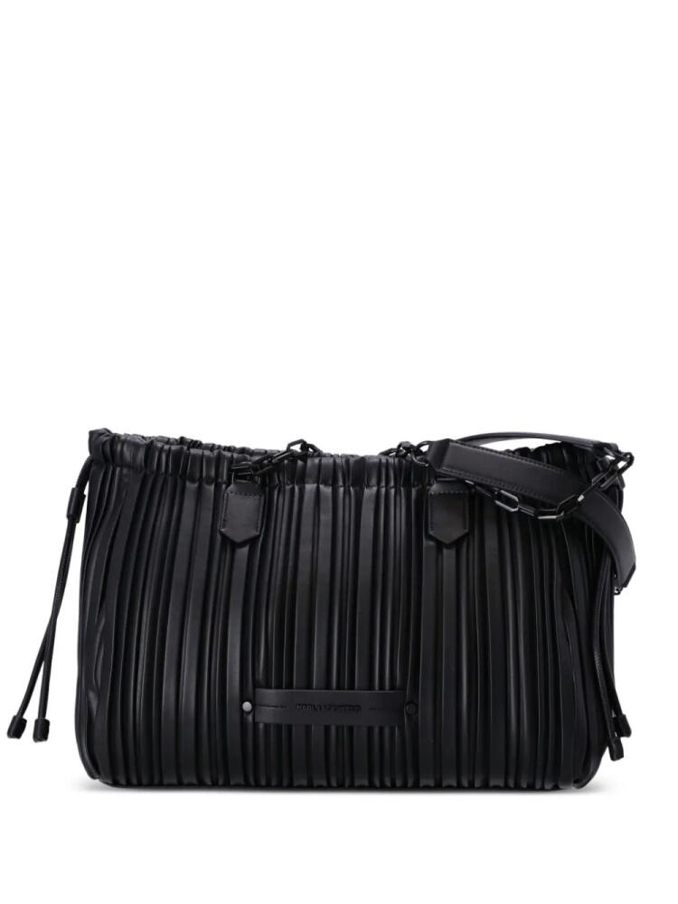 Karl Lagerfeld medium K/Kushion tote bag - Black Cover