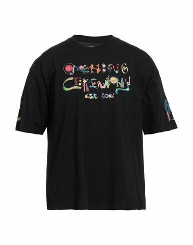 Opening Ceremony Man T-shirt Black Cotton Cover